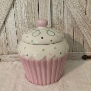 10 Strawberry St. Large Cupcake  Canister